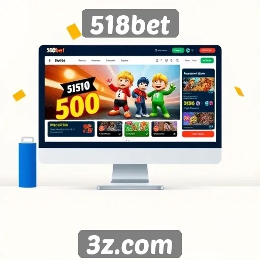 Acessibilidade e design do site 518bet